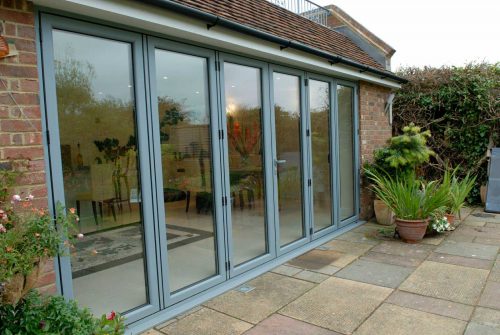 Grey bifold door prices